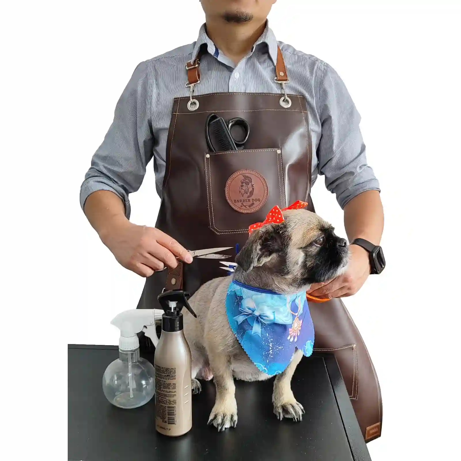 Delantal de peluquería mascotas